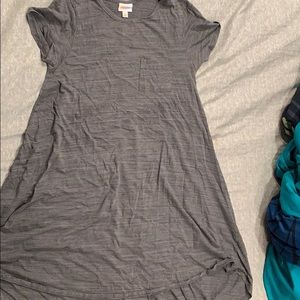 LuLaRoe XS Heathered Grey Carly